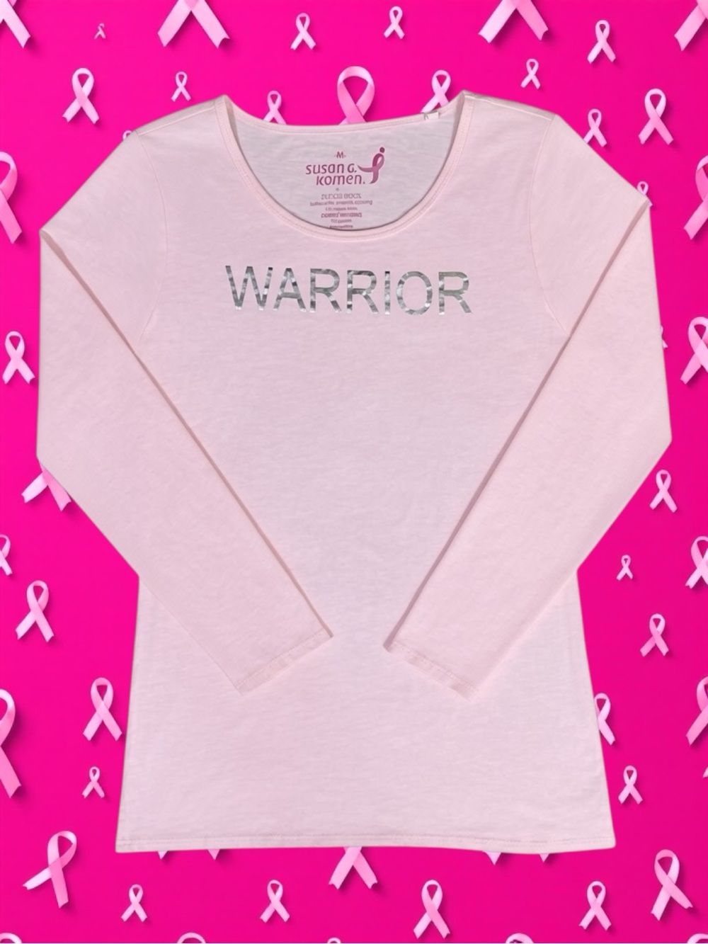 Earth Yoga Sustainable Organic Breast Cancer Awareness Cozy Minimalist Top M